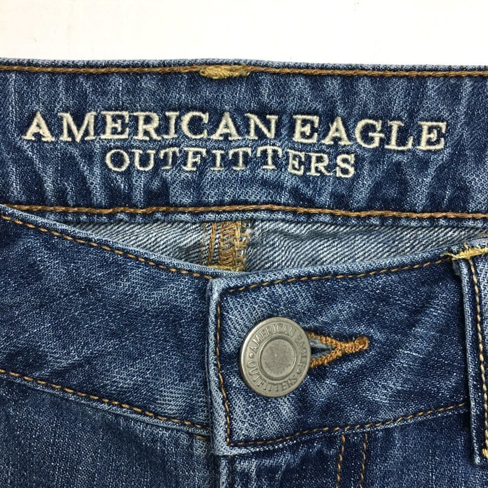 American Eagle Women's Jeans Boy Jean Straight Leg size 4 length 28" - Picture 7 of 12